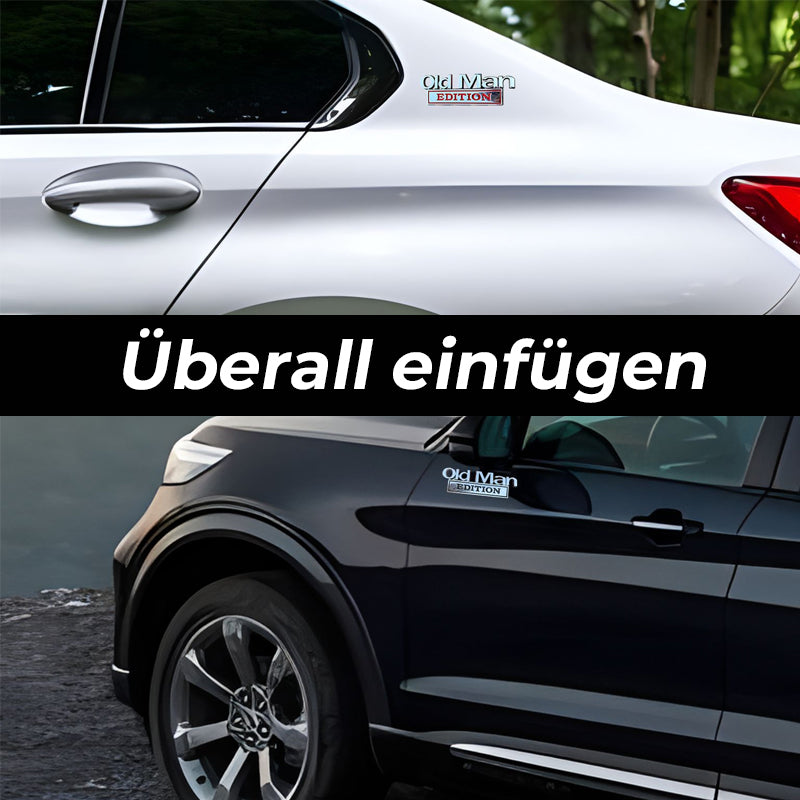 🚗Oude Man Editie-Autoembl