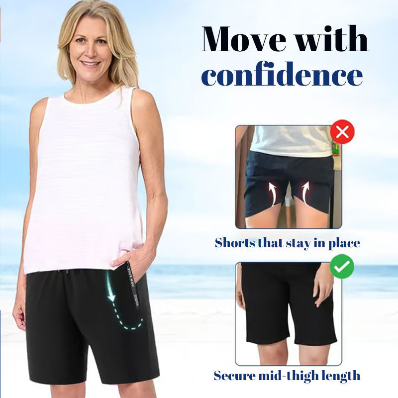 Snel drogende stretchshorts van ijszijde