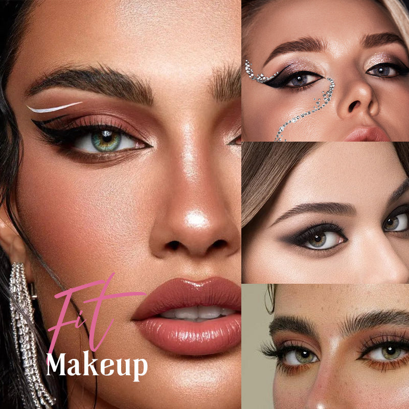 Oogschaduw wimpers make-up stickers