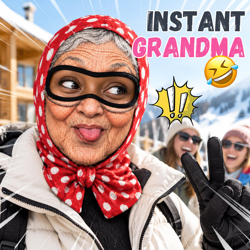 Grappig oma-skimasker voor feestjes en als geintje