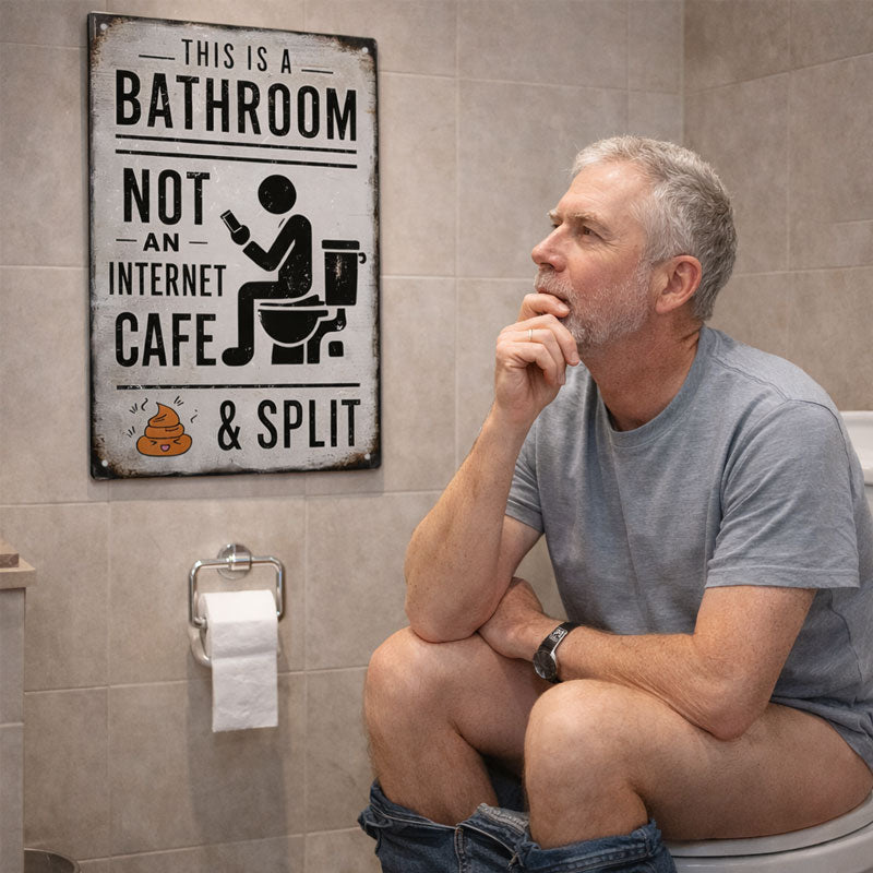 🚽 Dit is een badkamer, geen internetcafé