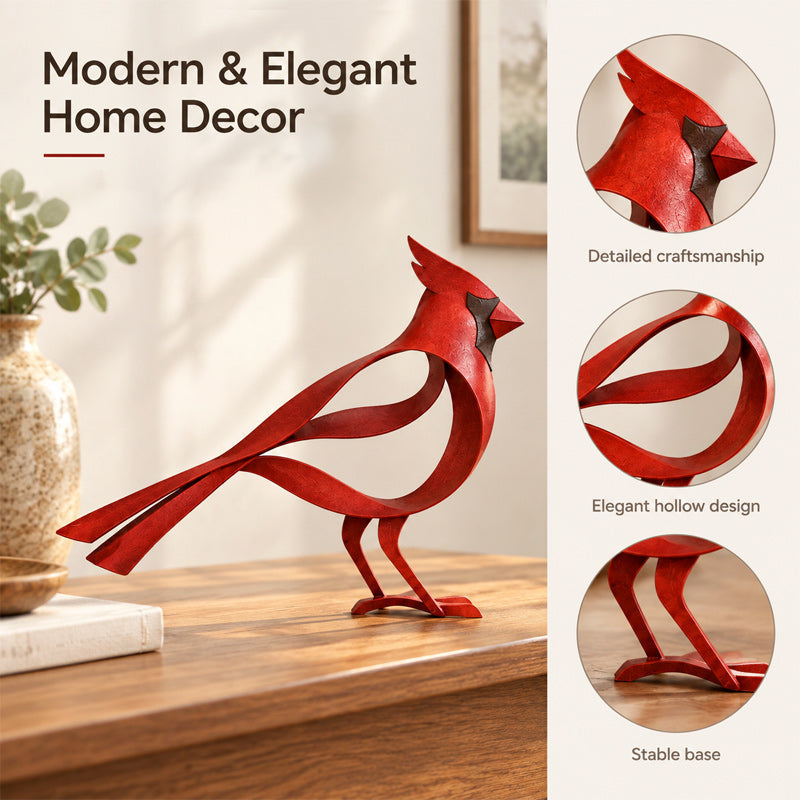 🕊️Elegant en minimalistisch metalen vogelsculptuur – Vluchtige momenten van lichtheid in de natuur!