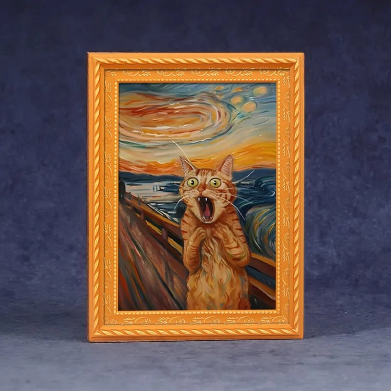 🌹 Schattige koelkastmagneten met katten – Betoverende kattenversiering met lijstje voor thuis en op kantoor 🐱✨