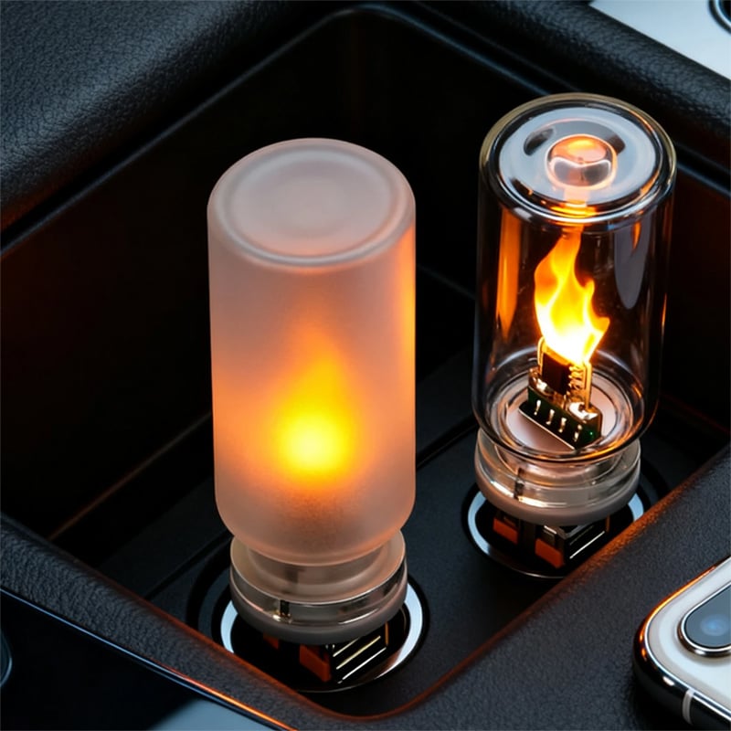 🔥USB-lamp met realistische vla