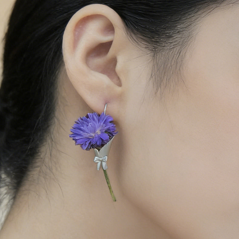 Bloemenvaas oorbellen 🌸