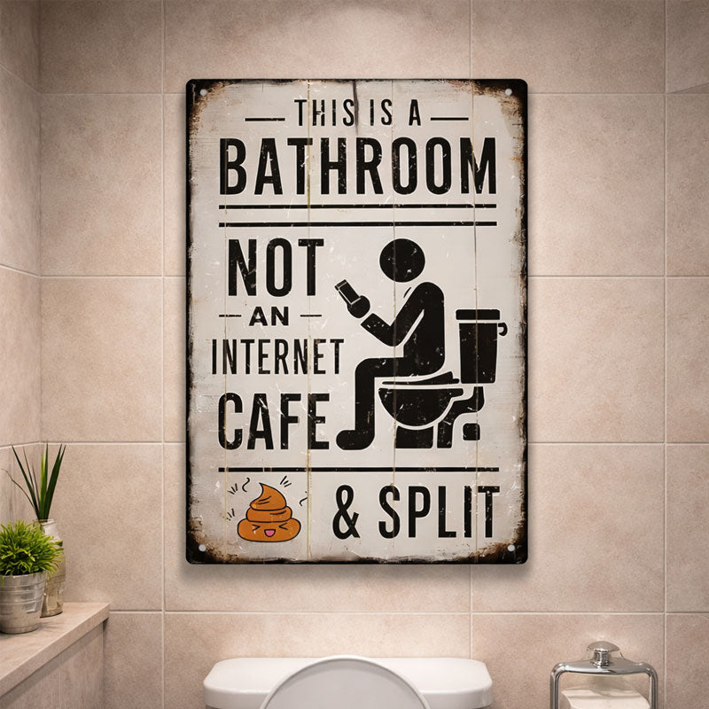 🚽 Dit is een badkamer, geen internetcafé