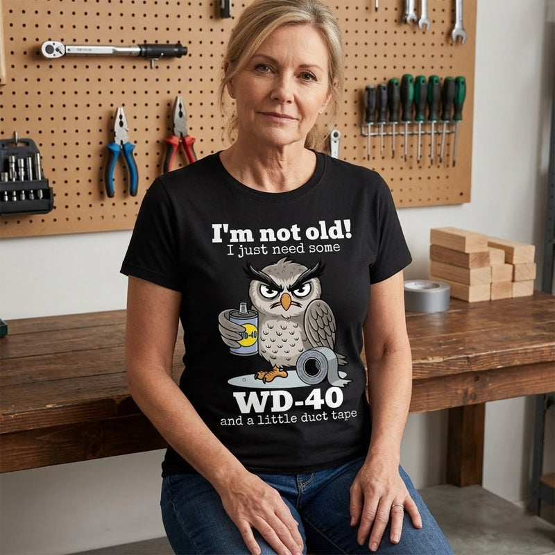 Uil: Ik ben niet oud, ik heb gewoon wat T-shirts nodi