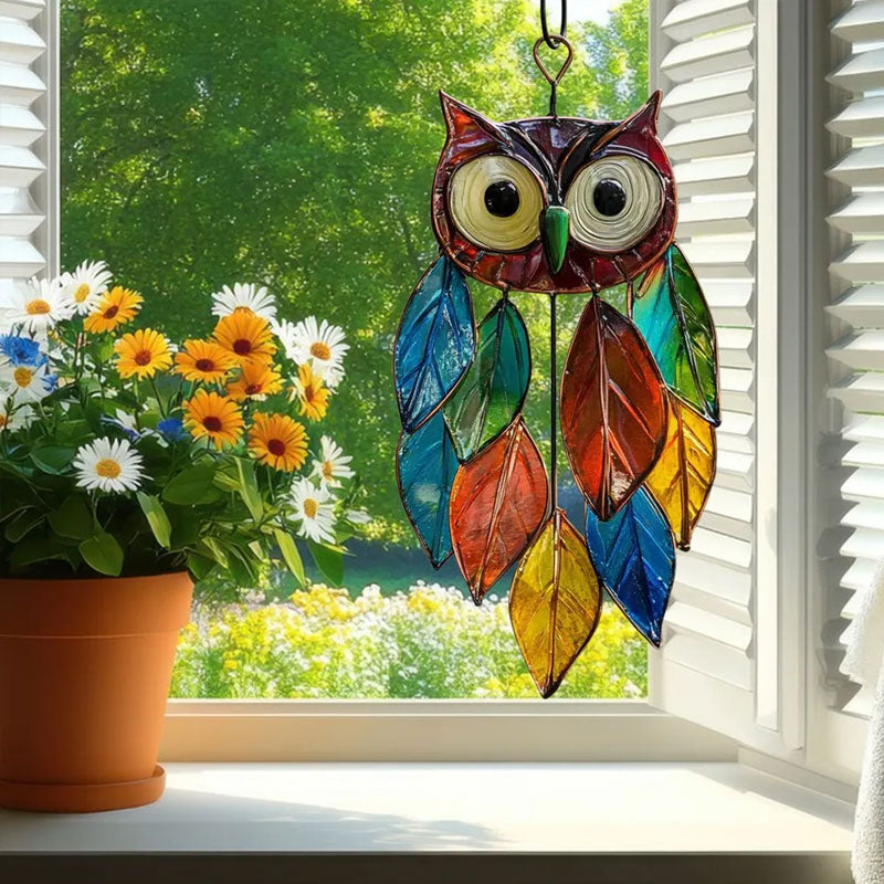 Gekleurde uilenhangers🦉