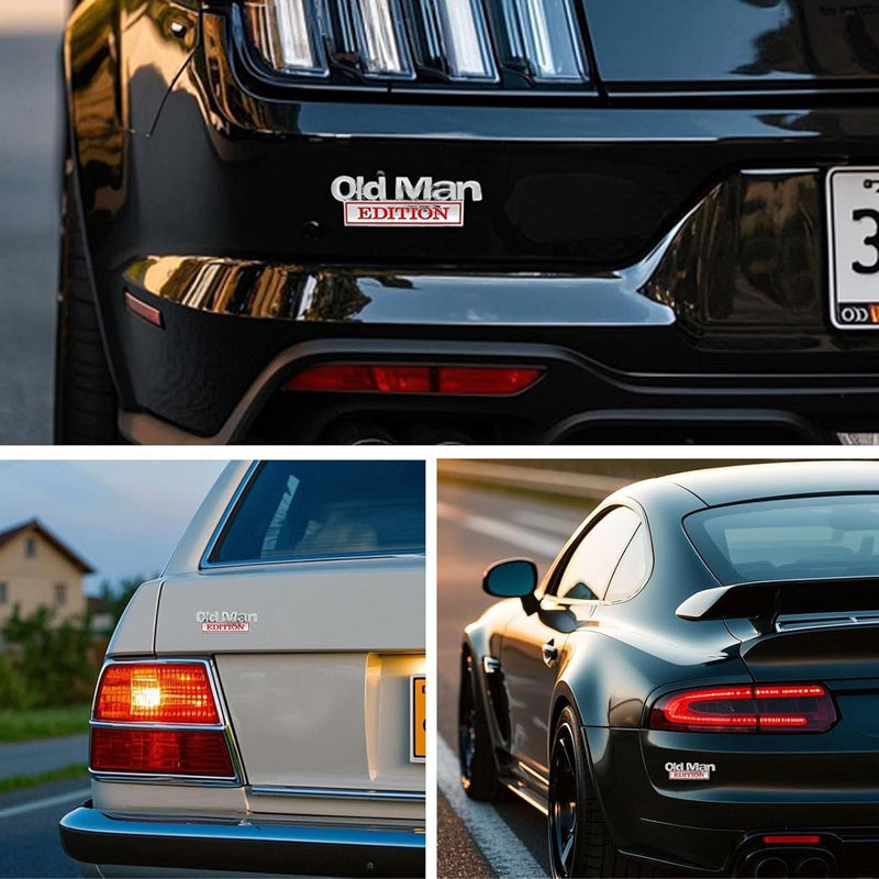 🚗Oude Man Editie-Autoembl