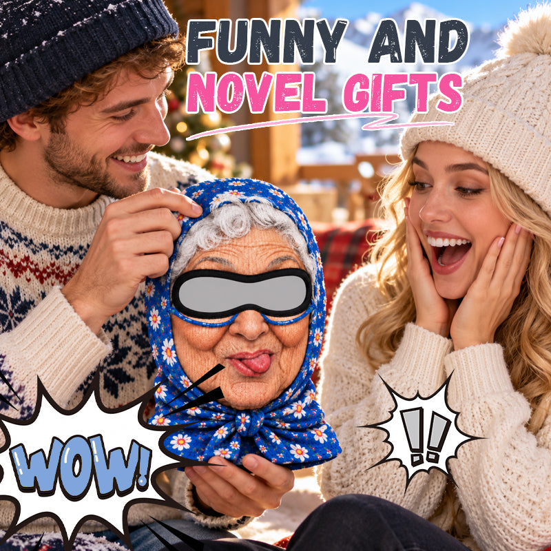 Grappig oma-skimasker voor feestjes en als geintje