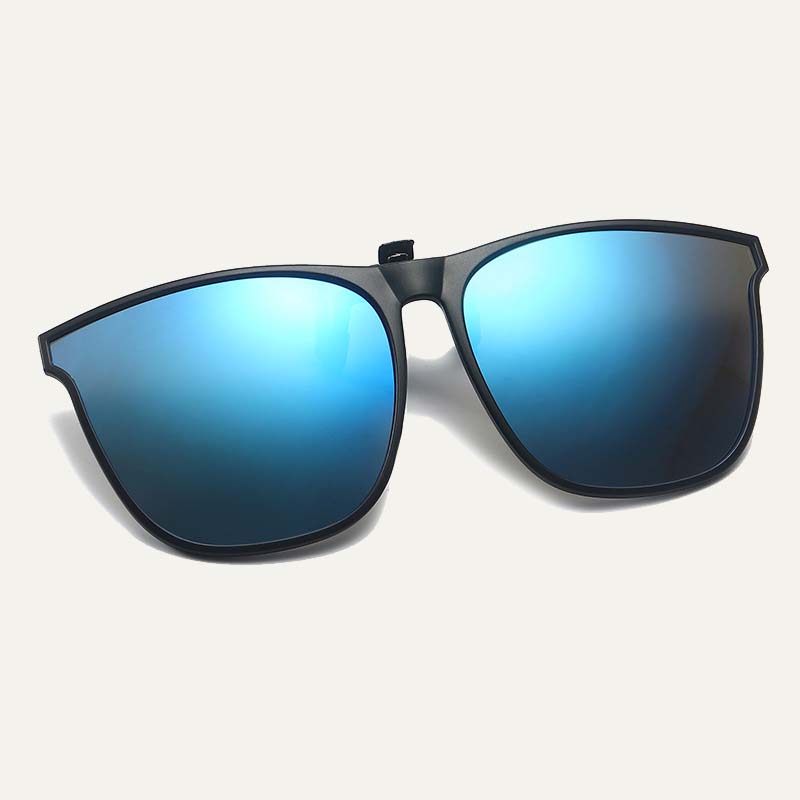 Nieuwe gepolariseerde clip-on zonnebril met flip-up ontwerp