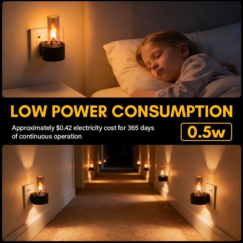 🔥USB-lamp met realistische vla