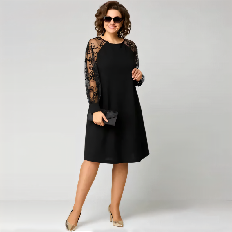 ⭐ 2025 Nieuwe Kanten Jurken Met Ronde Hals