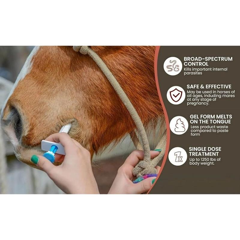 Ivermectine-pasta voor paarden 1,87% in tubes van 6,08
