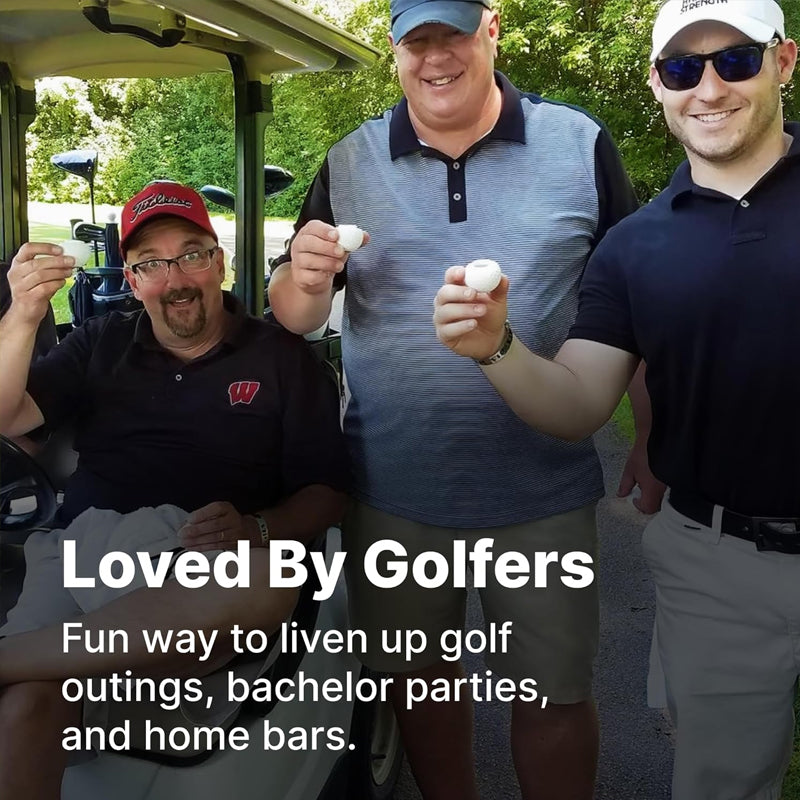 Creatief shotglas in de vorm van een golfba