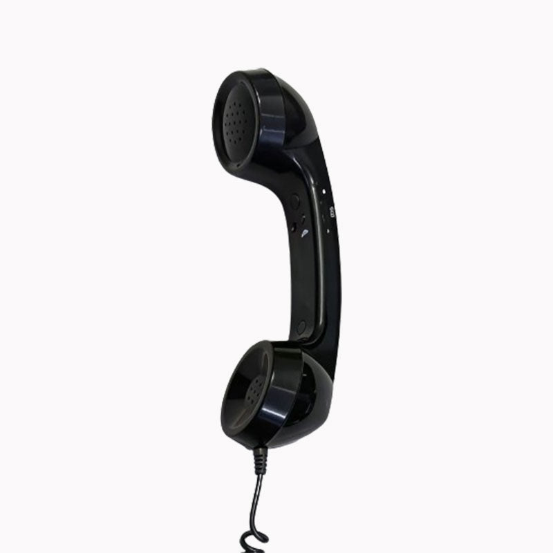 Retro telefoonhoorn voor telefoons met USB-C-aansluiting