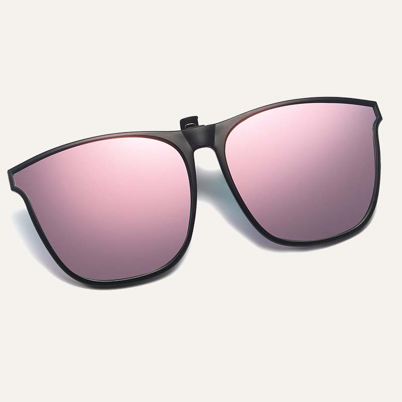 Nieuwe gepolariseerde clip-on zonnebril met flip-up ontwerp