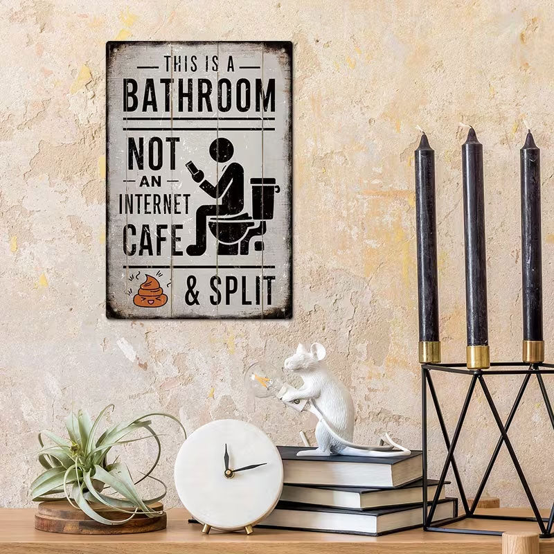 🚽 Dit is een badkamer, geen internetcafé