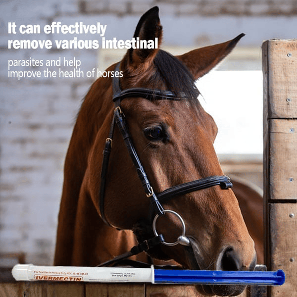 Ivermectine-pasta voor paarden 1,87% in tubes van 6,08