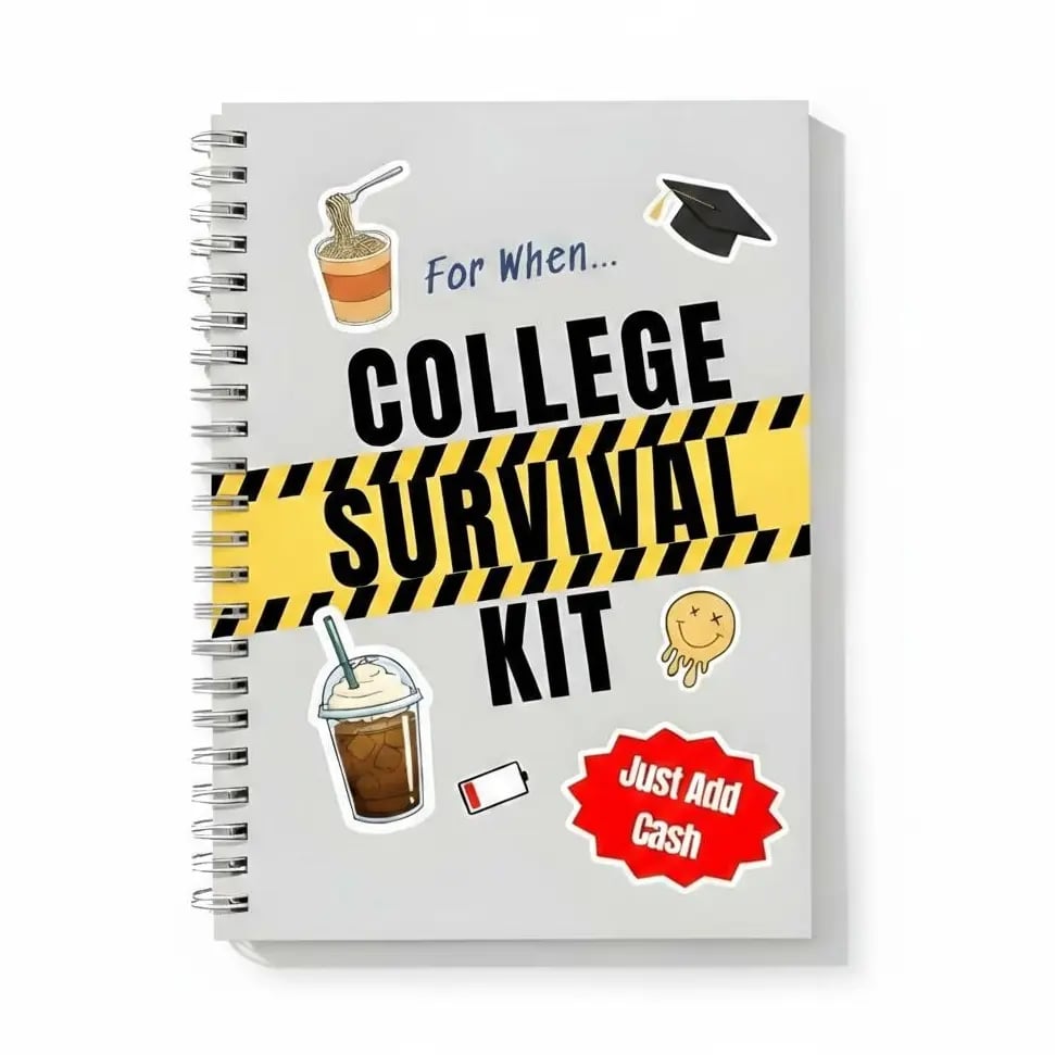 📚 'Voor wanneer...' Overlevingspakket voor de Universiteit - Cadeaubonnenboekje 🎓️