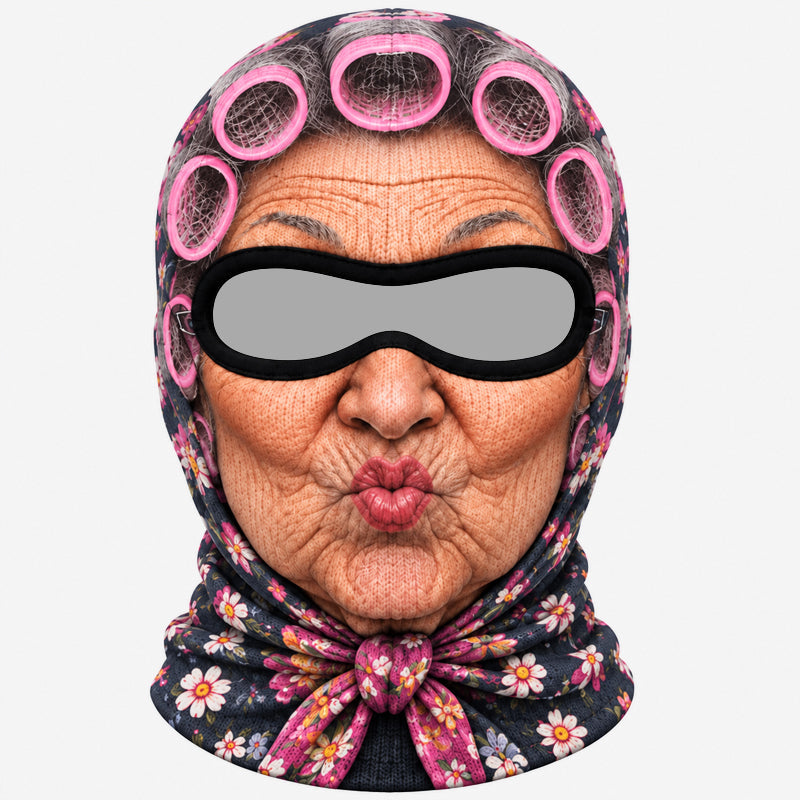 Grappig oma-skimasker voor feestjes en als geintje