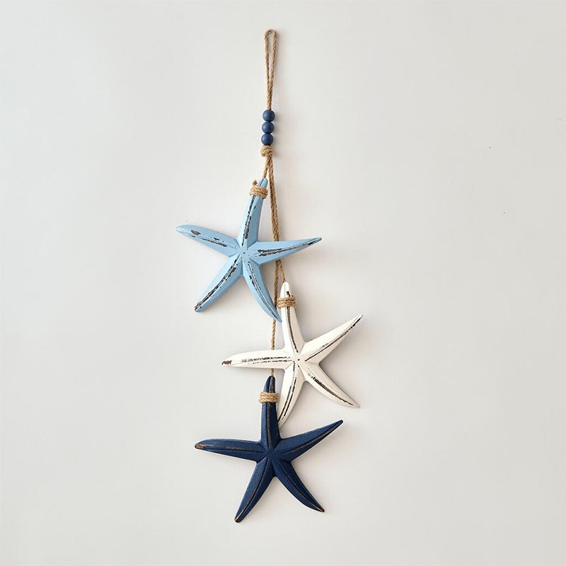 Decoratieve hangornamenten in mediterrane stijl: zeesterren en vissen – decoraties in oceaanstijl