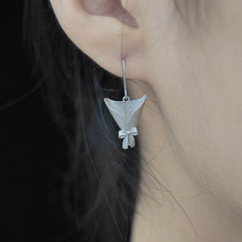 Bloemenvaas oorbellen 🌸