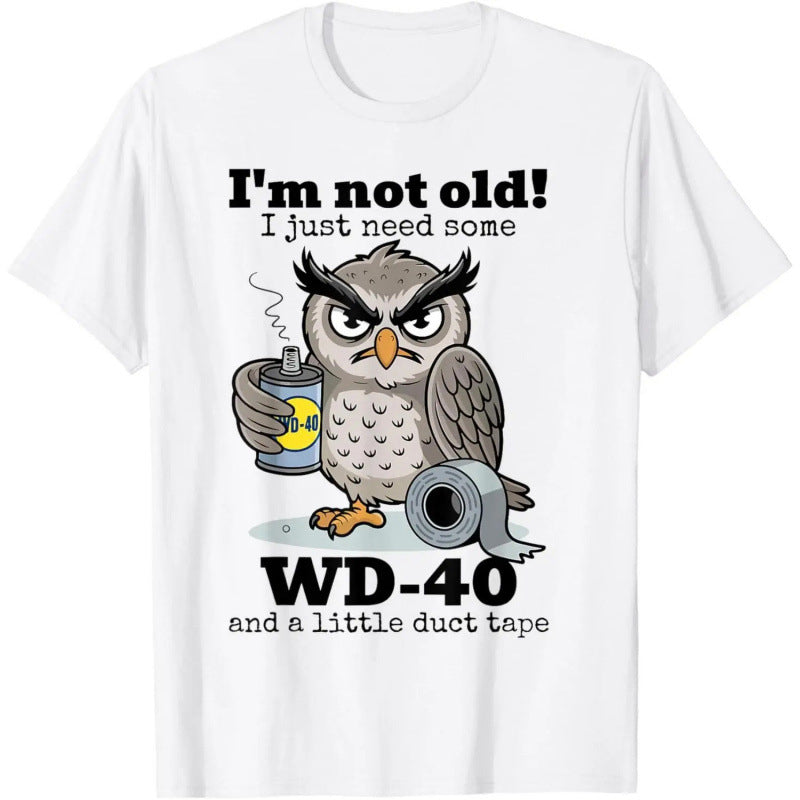Uil: Ik ben niet oud, ik heb gewoon wat T-shirts nodi