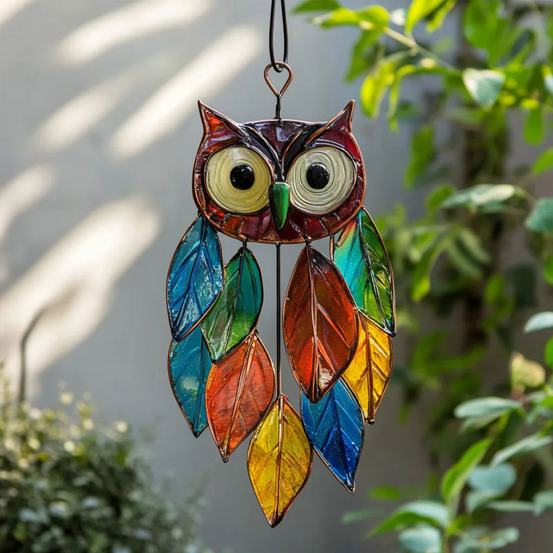 Gekleurde uilenhangers🦉