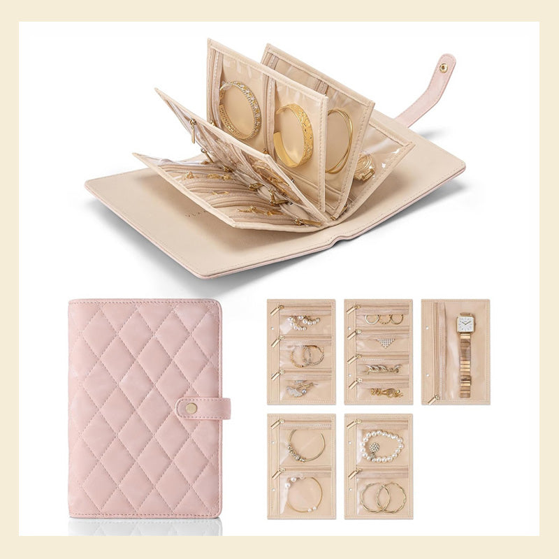 Vikbar smyckes organiser/vouwbare juwelen organiser