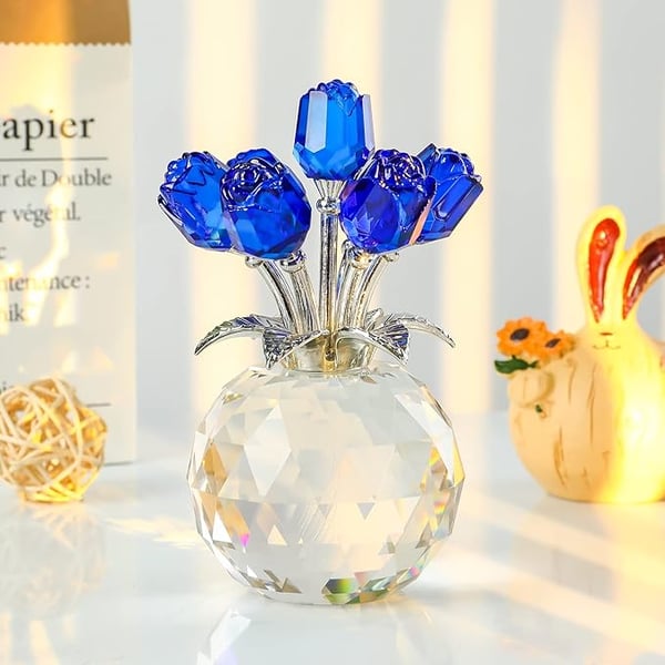 🌈✨ Kristallen Bloem Prisma Vaas ✨🌈