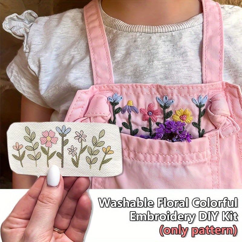 🌸Bloemenlijnen Ontworpen bloemenrandpatronen Borduurpatronen – Stick & Stitch voor beginners