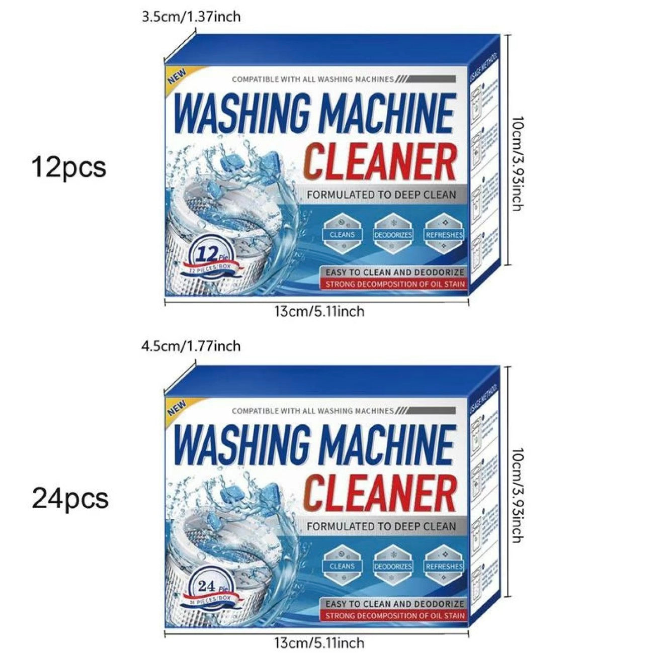 Washer Clean tabletten voor grondige reiniging