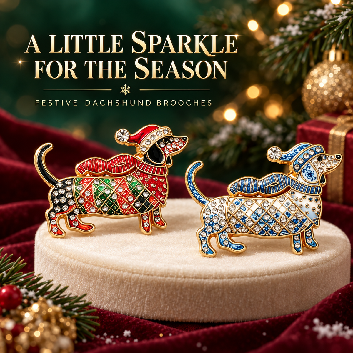 🐾🎄Limited Edition Teckelbroche