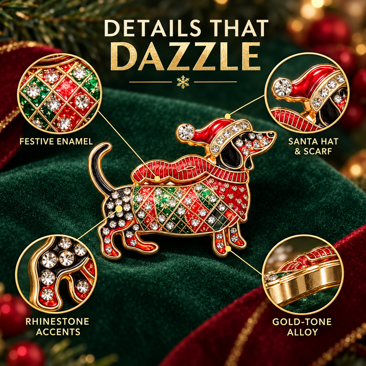 🐾🎄Limited Edition Teckelbroche