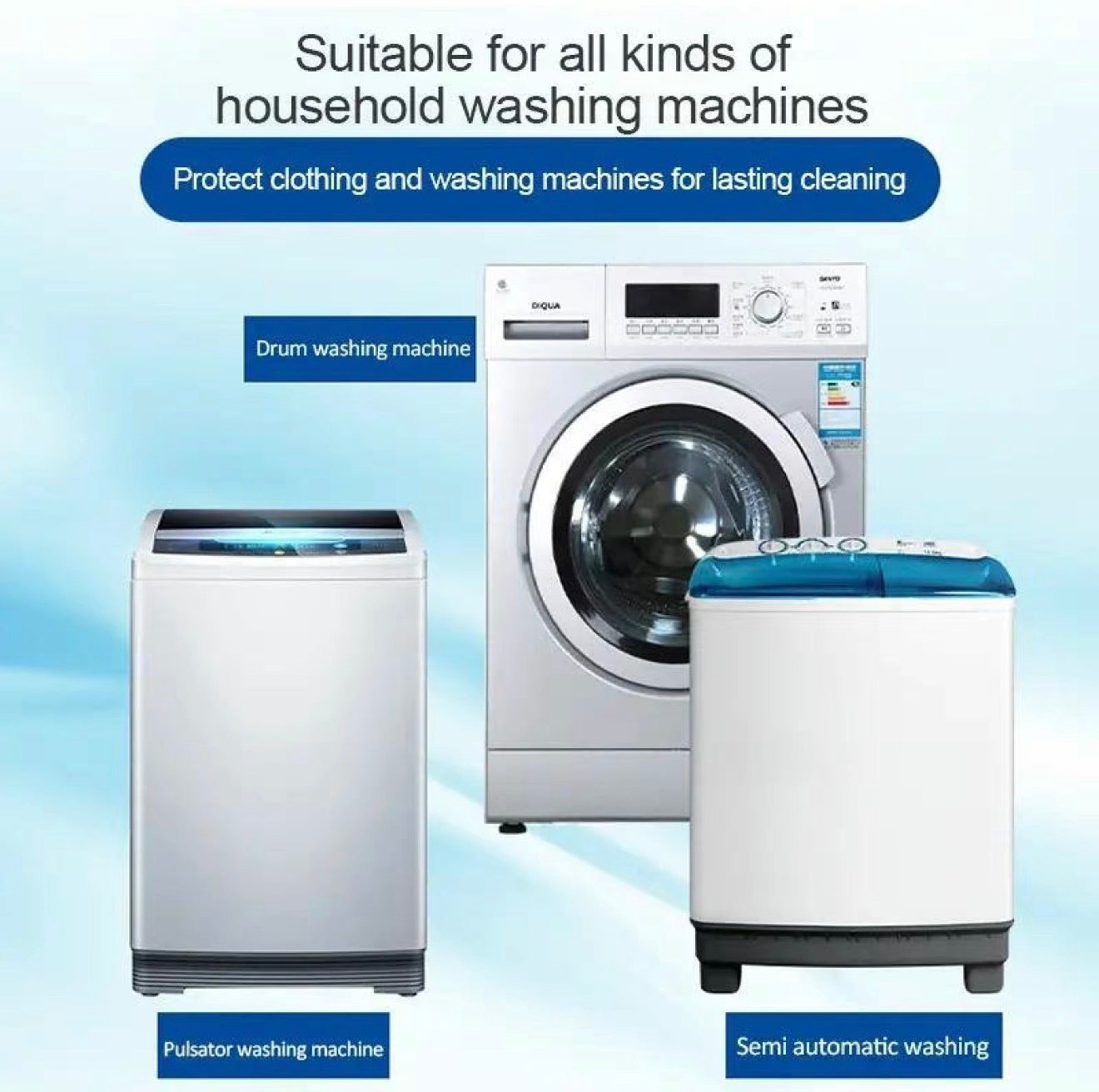 Washer Clean tabletten voor grondige reiniging