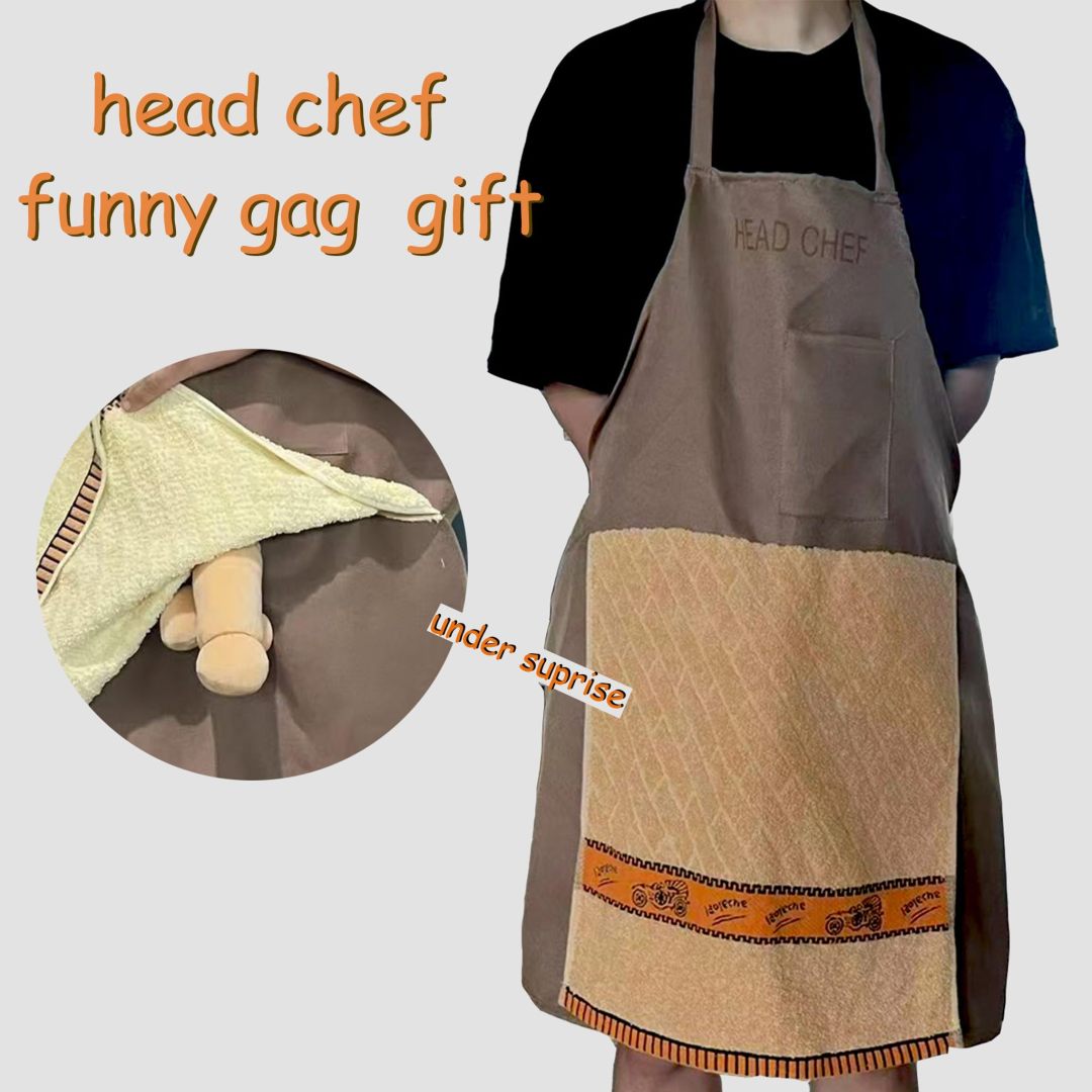 🔥 Schort met "Hoofdchef"-opdruk — Het barbecuecadeau dat niemand verwacht