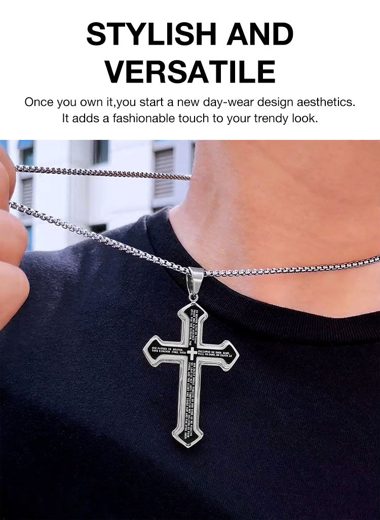 ✝️ Ketting met kruisje "Het Onze Vader"