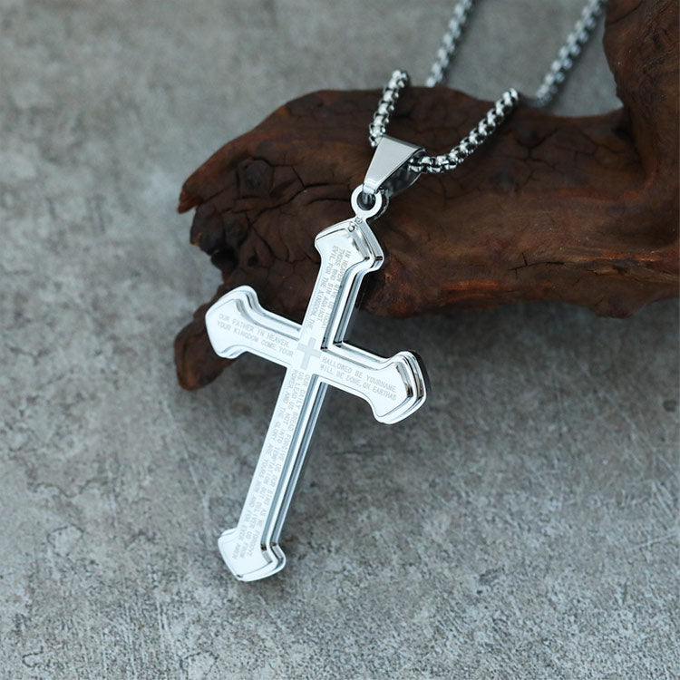✝️ Ketting met kruisje "Het Onze Vader"