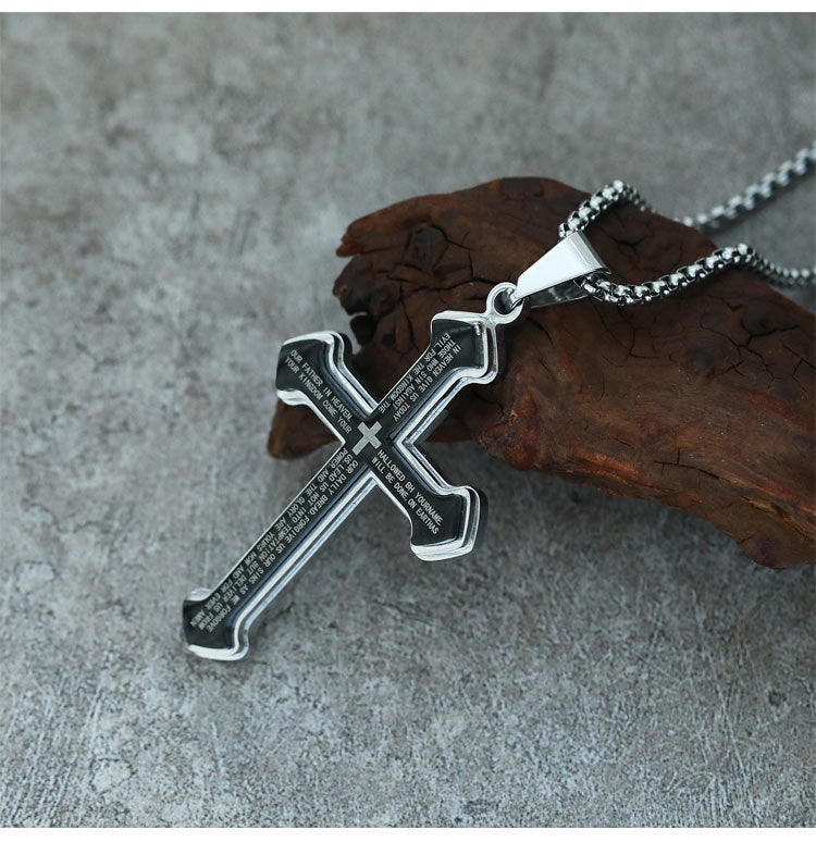 ✝️ Ketting met kruisje "Het Onze Vader"