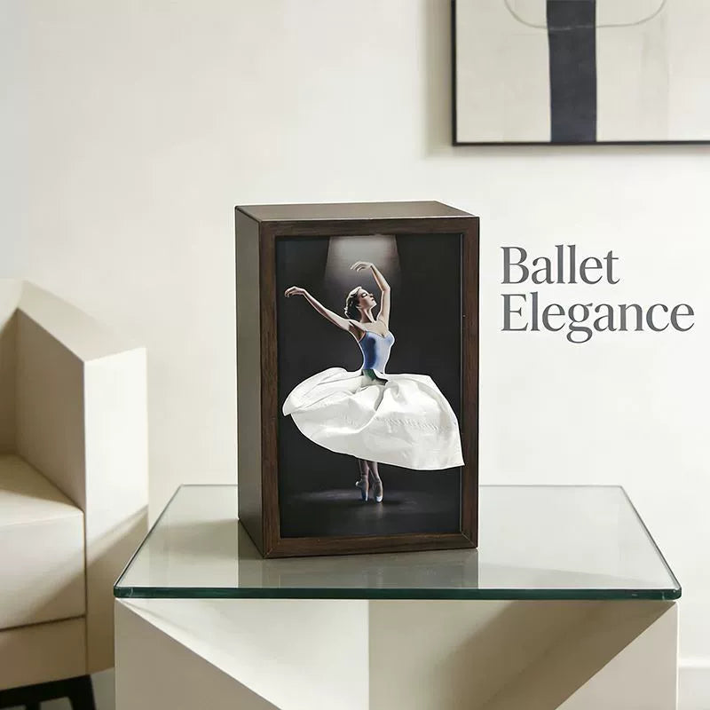 Tissuebox met balletdanseres en lampje