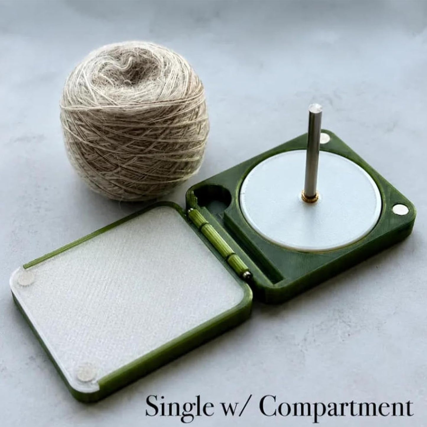 🧶Draagbare garenhouder voor haken en breien