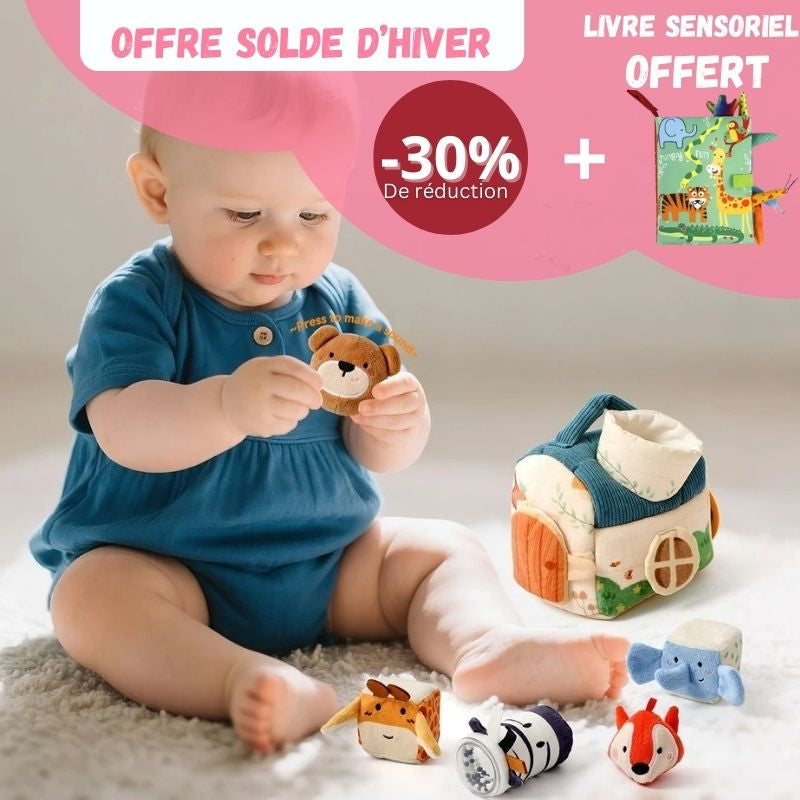 Montessori-onderwijsset + GRATIS sensorisch nes