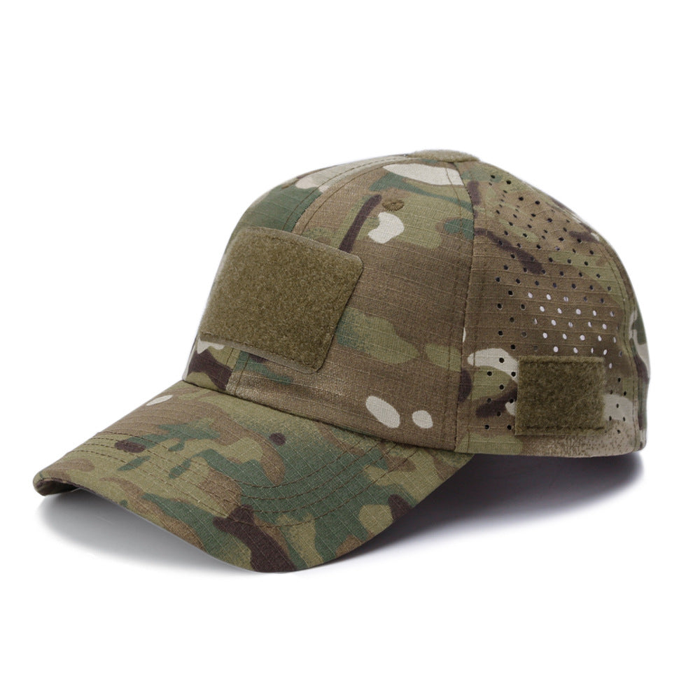 Zonwerende, ademende outdoorpet voor mannen, camouflag