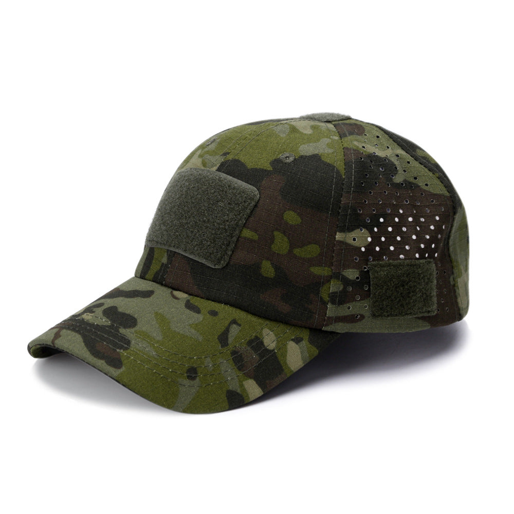Zonwerende, ademende outdoorpet voor mannen, camouflag