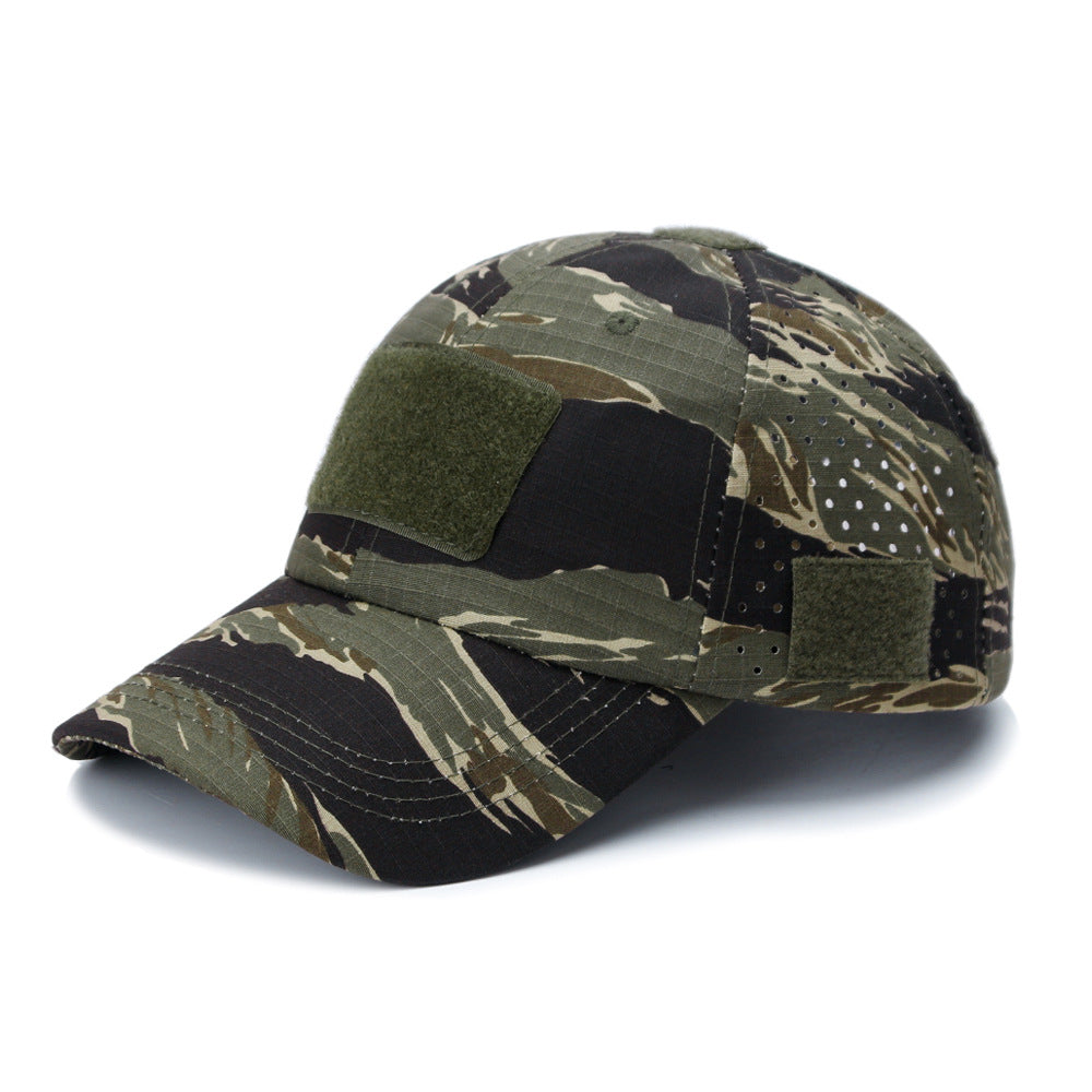 Zonwerende, ademende outdoorpet voor mannen, camouflag