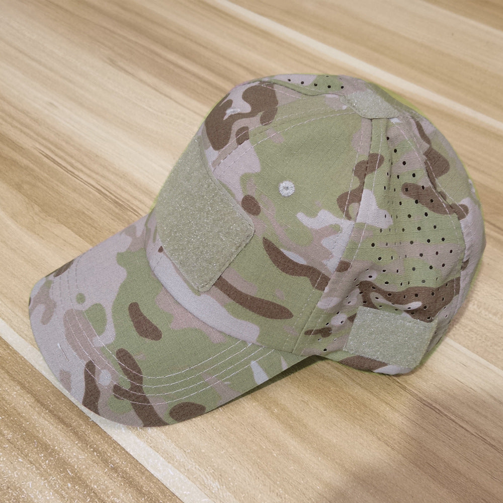 Zonwerende, ademende outdoorpet voor mannen, camouflag