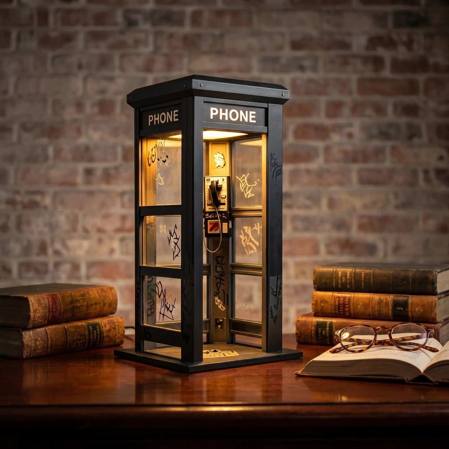 📞NU 50% KORTING✨Vintage telefooncel sfeerlamp