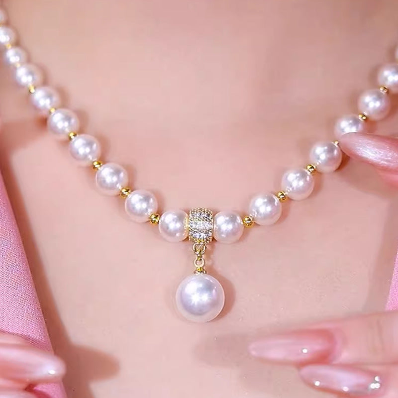 📿Elegante synthetische parelketting voor vrouwen