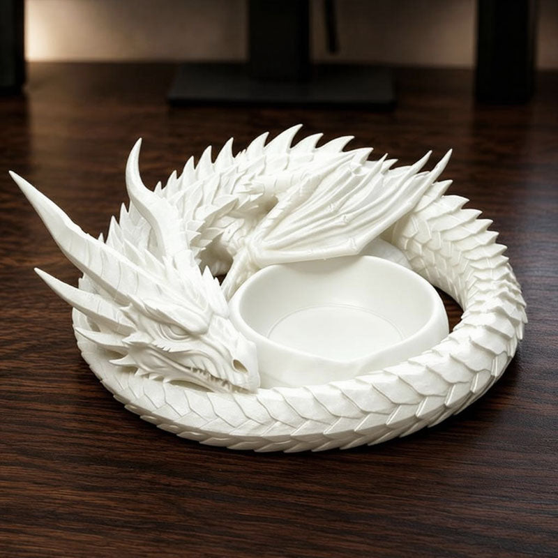 3D-geprinte drakenbeschermer opbergbak voor sleutels, munten en ringen